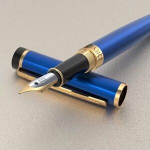Set of 4 Dryden Designs Fountain Calligraphy Pens with ink Refills